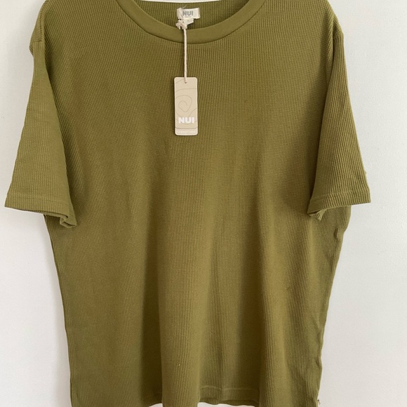 Nui organic women’s Moira waffle Tee and matching culottes - Picture 1 of 5